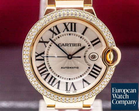 cartier ballon bleu gold diamonds